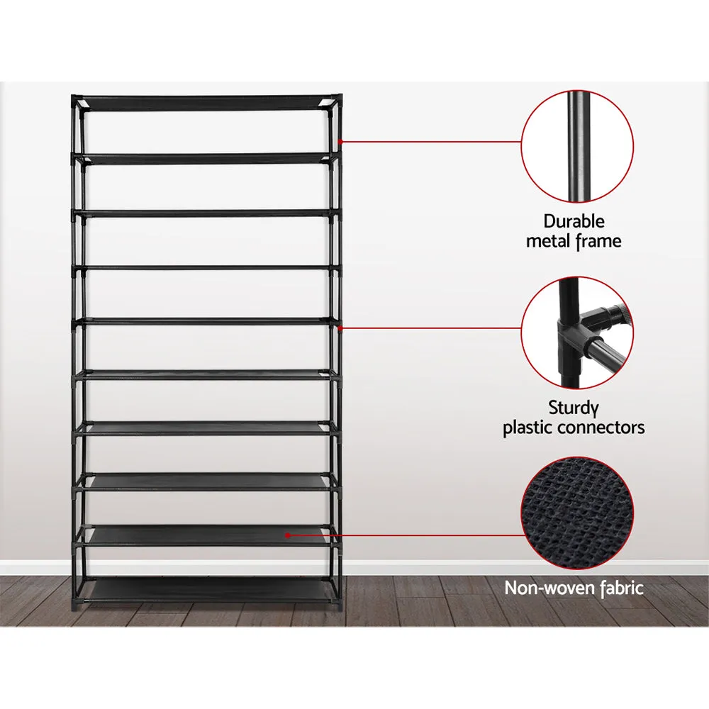 10 Tier Metal Shoe Rack