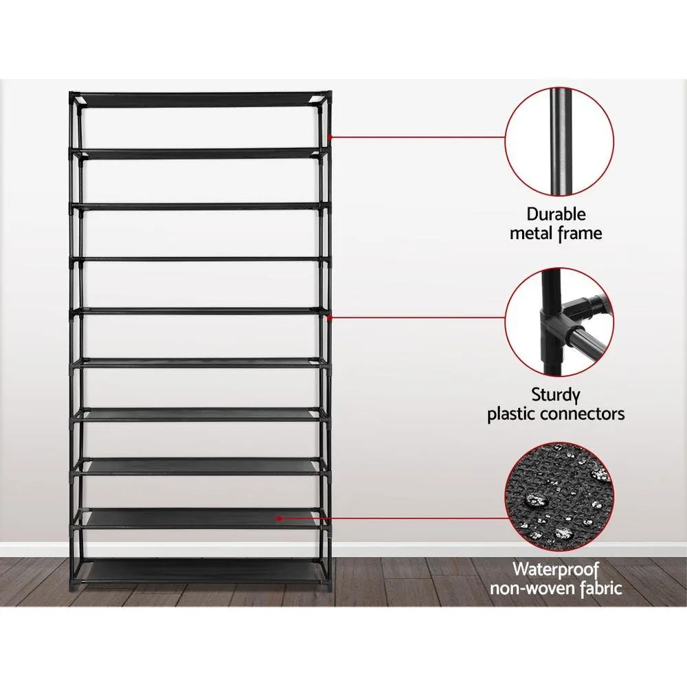 50 Pairs 10 Tier Shoe Rack