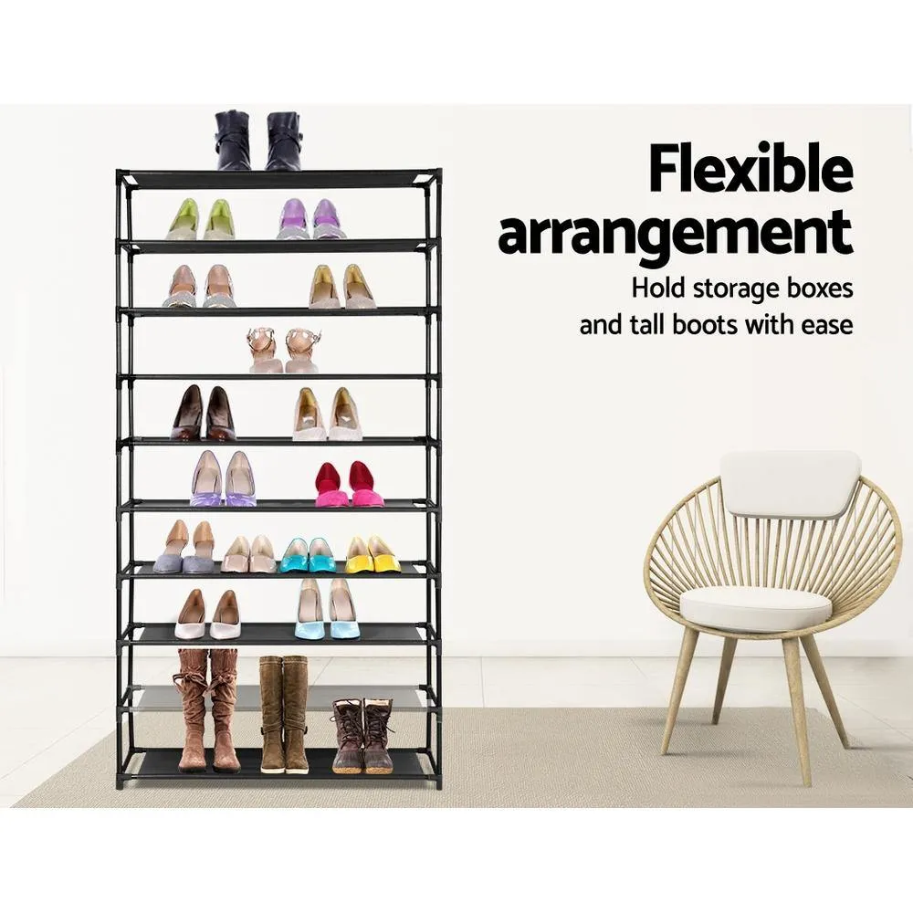 50 Pairs 10 Tier Shoe Rack