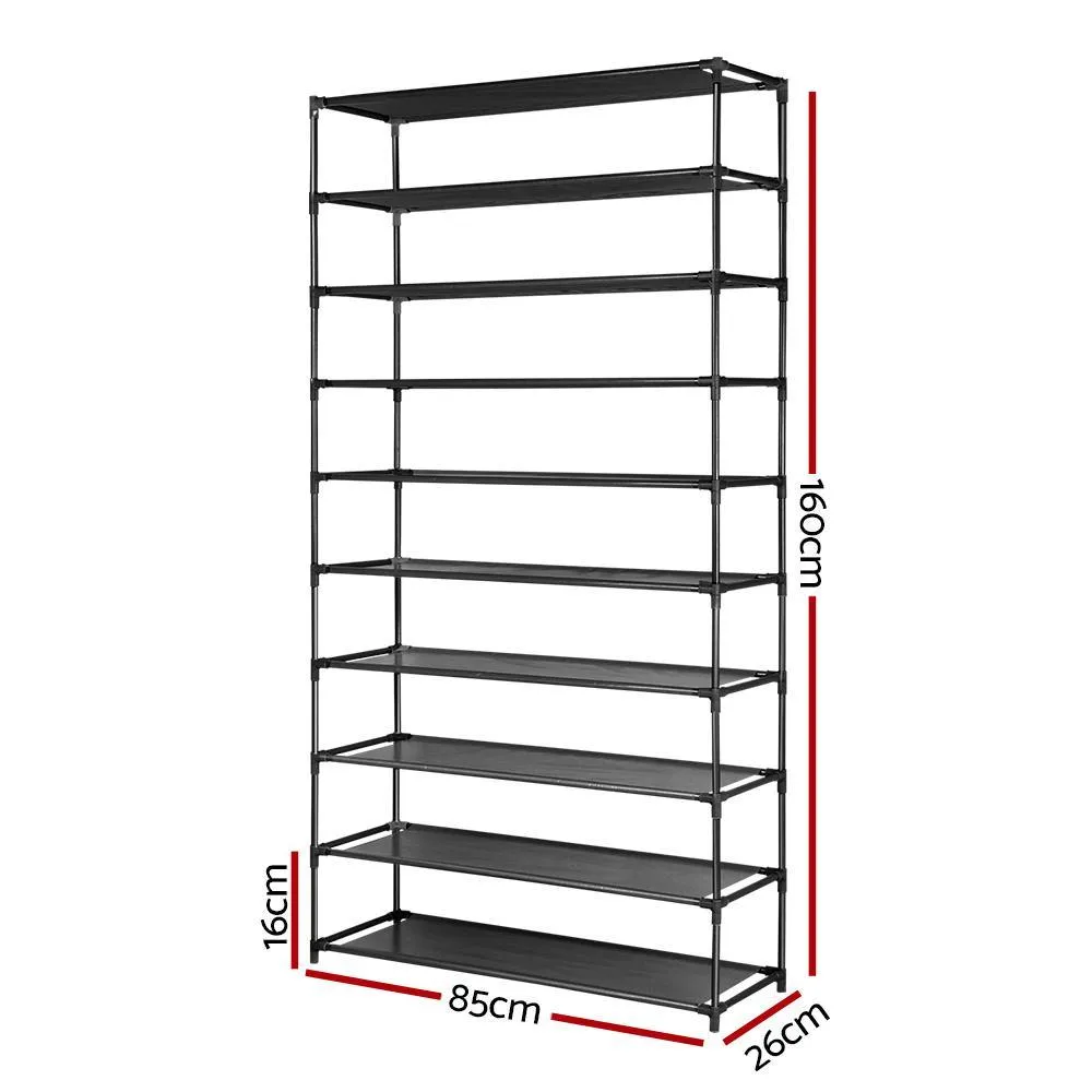 50 Pairs 10 Tier Shoe Rack