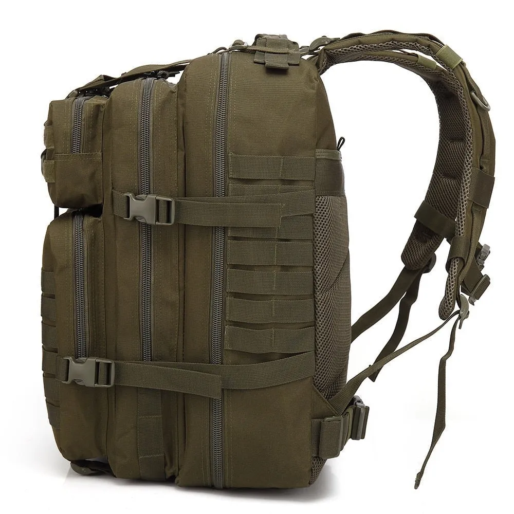 50L Large Capacity Military Tactical Backpack - Army Assault Bag for Trekking, Camping, Hunting, and Outdoor Use