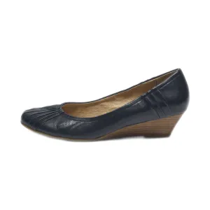 5Th Avenue Wedge Shoes Leather Black Colour For Women