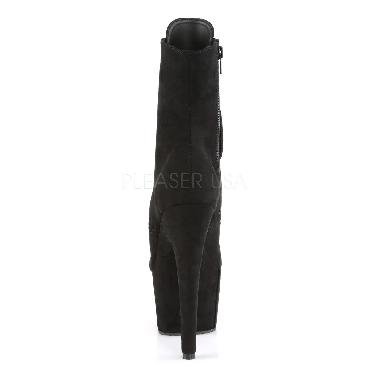 7 Inch Heel ADORE-1021FS Black Suede