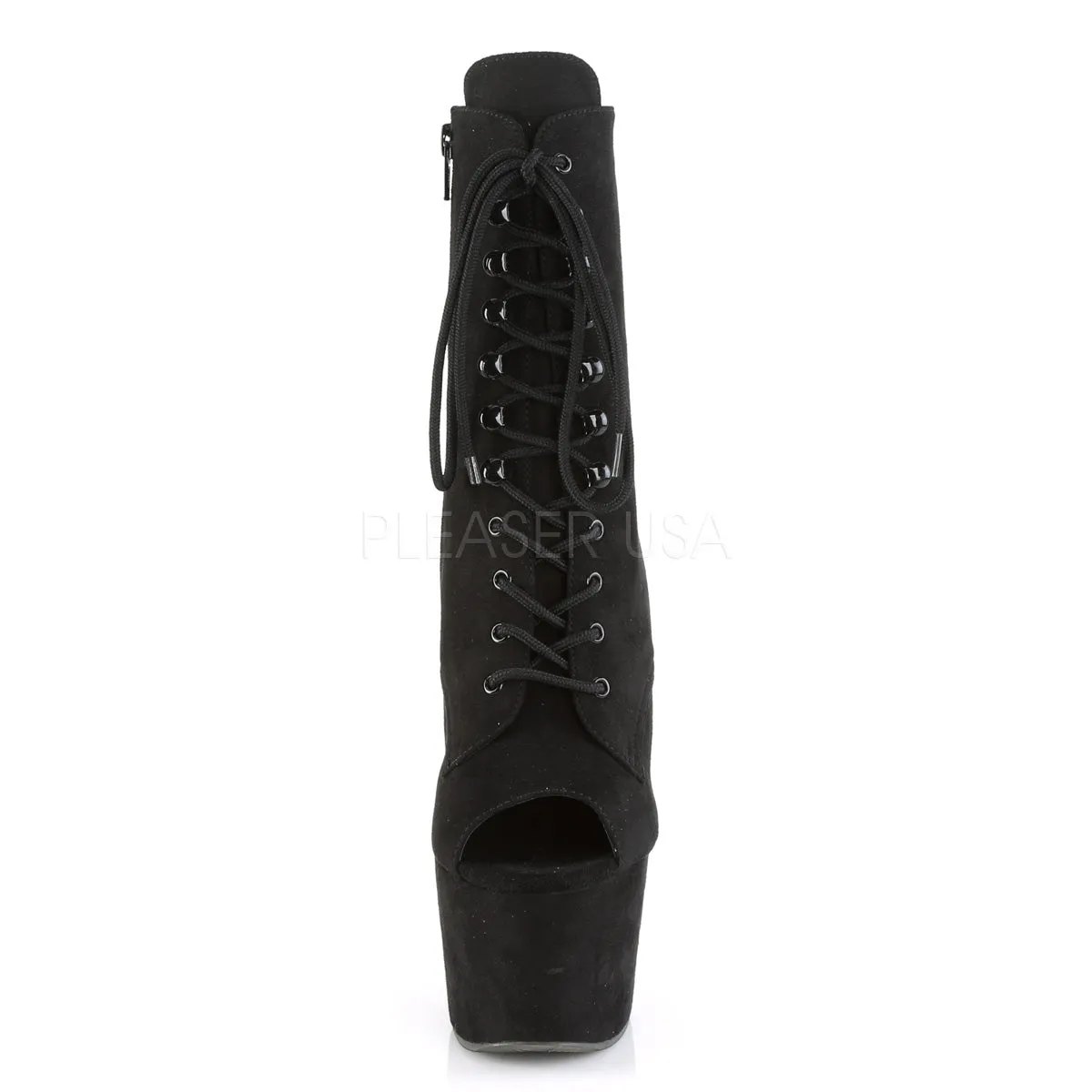 7 Inch Heel ADORE-1021FS Black Suede