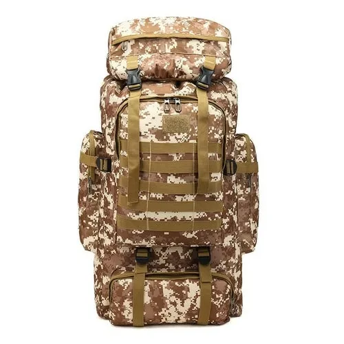 80/100L Outdoor Military Rucksacks Oxford Fabric Waterproof Tactical
