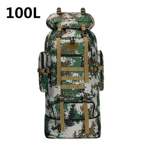 80/100L Outdoor Military Rucksacks Oxford Fabric Waterproof Tactical