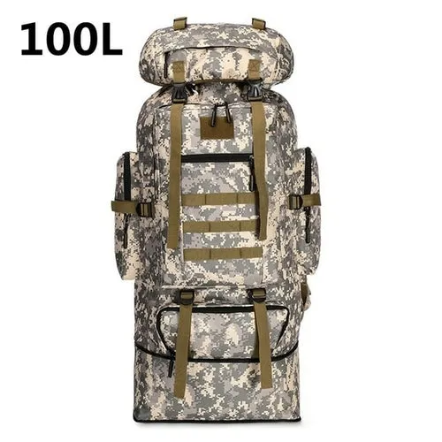 80/100L Outdoor Military Rucksacks Oxford Fabric Waterproof Tactical