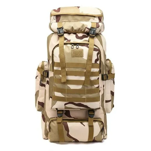 80/100L Outdoor Military Rucksacks Oxford Fabric Waterproof Tactical