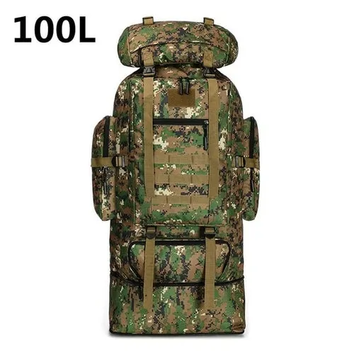 80/100L Outdoor Military Rucksacks Oxford Fabric Waterproof Tactical