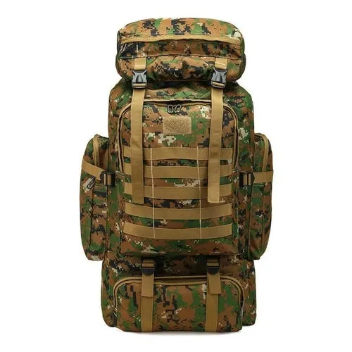 80/100L Outdoor Military Rucksacks Oxford Fabric Waterproof Tactical