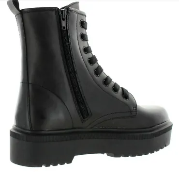 AQUA Logan Platform Hiker Boots