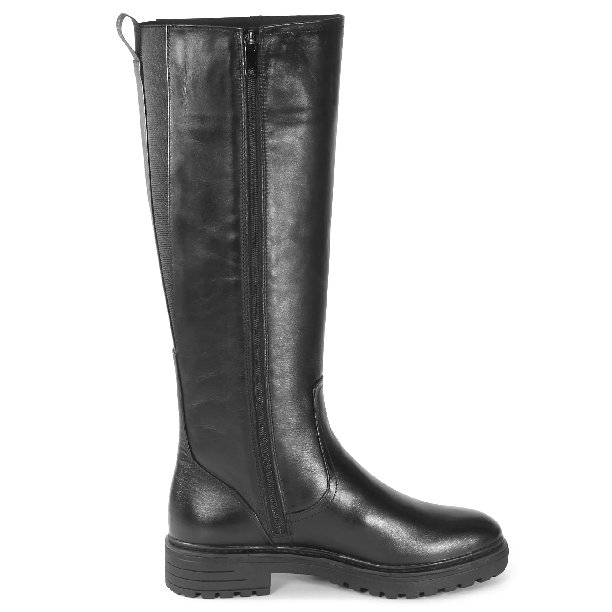 Arezzo Waterproof Knee-High Boots (Nero)