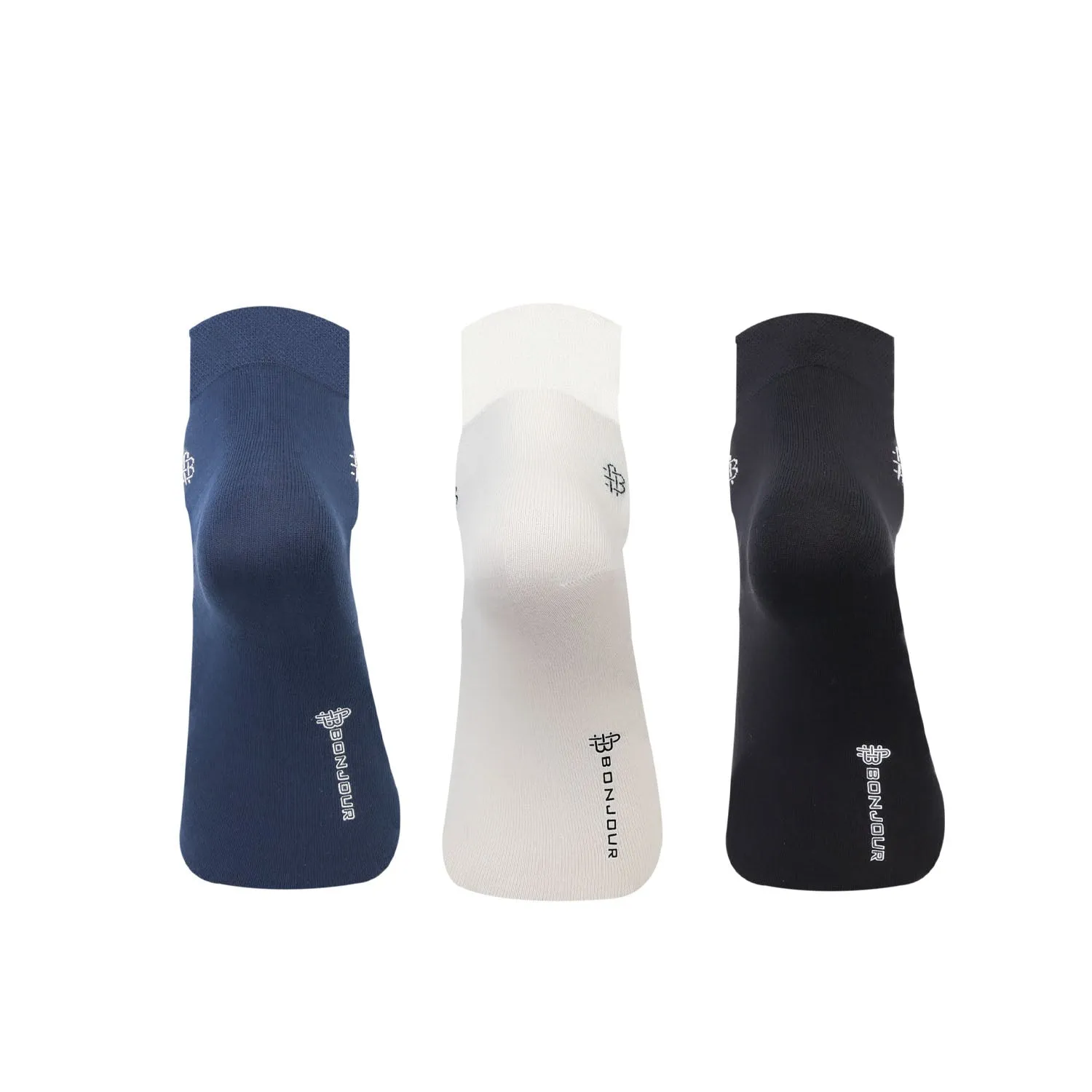 Bamboo Ankle Socks made from Fiber for Men - Pack of 3