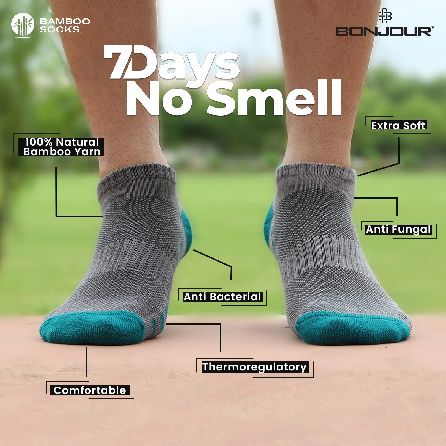 Bamboo Cloud Soft Secret Socks | Assorted - Pack of 3