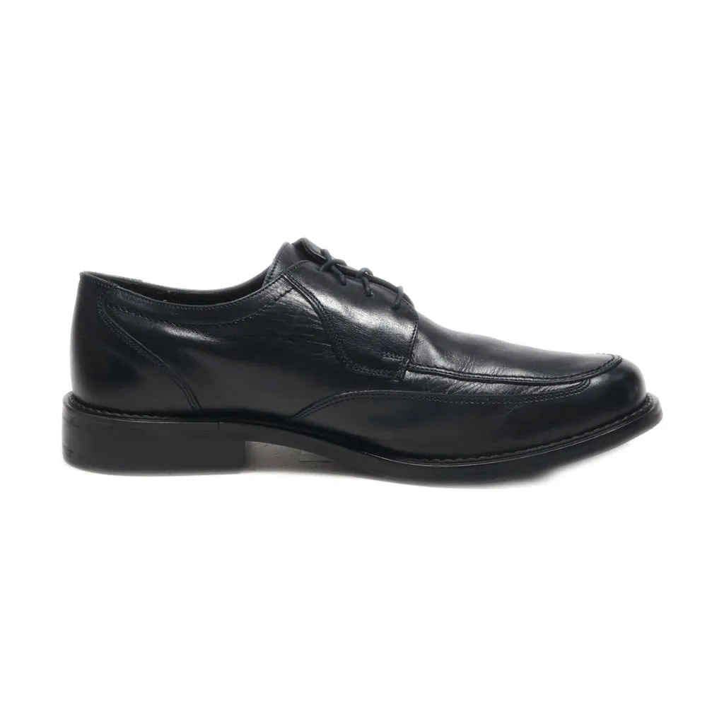 Barisal Formal Lace Ups Leather Black Colour For Men