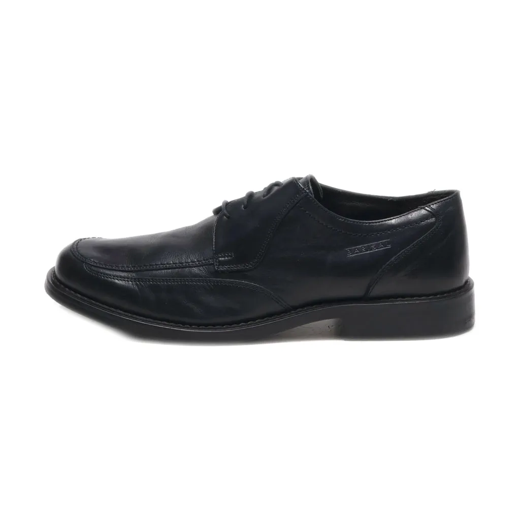 Barisal Formal Lace Ups Leather Black Colour For Men