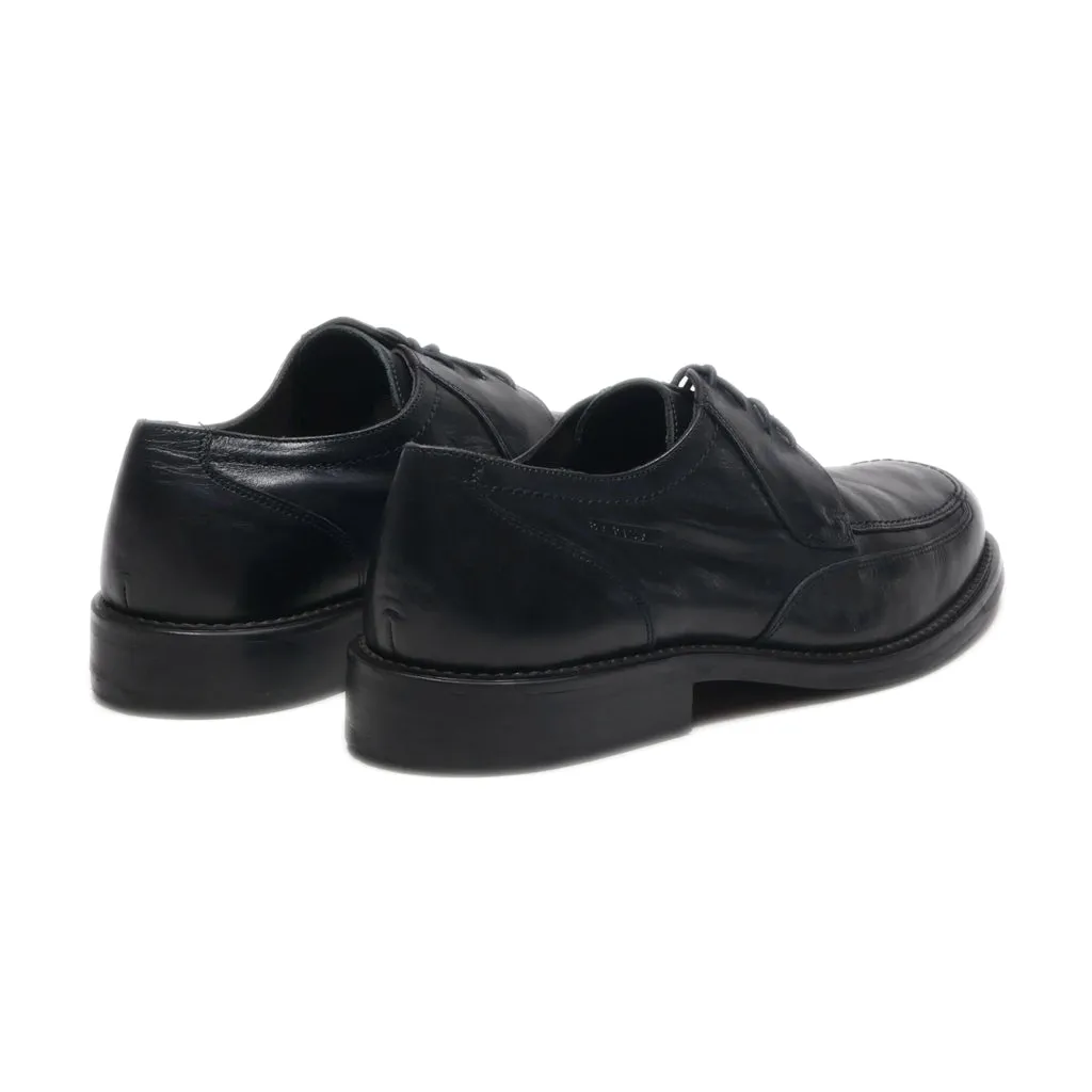 Barisal Formal Lace Ups Leather Black Colour For Men