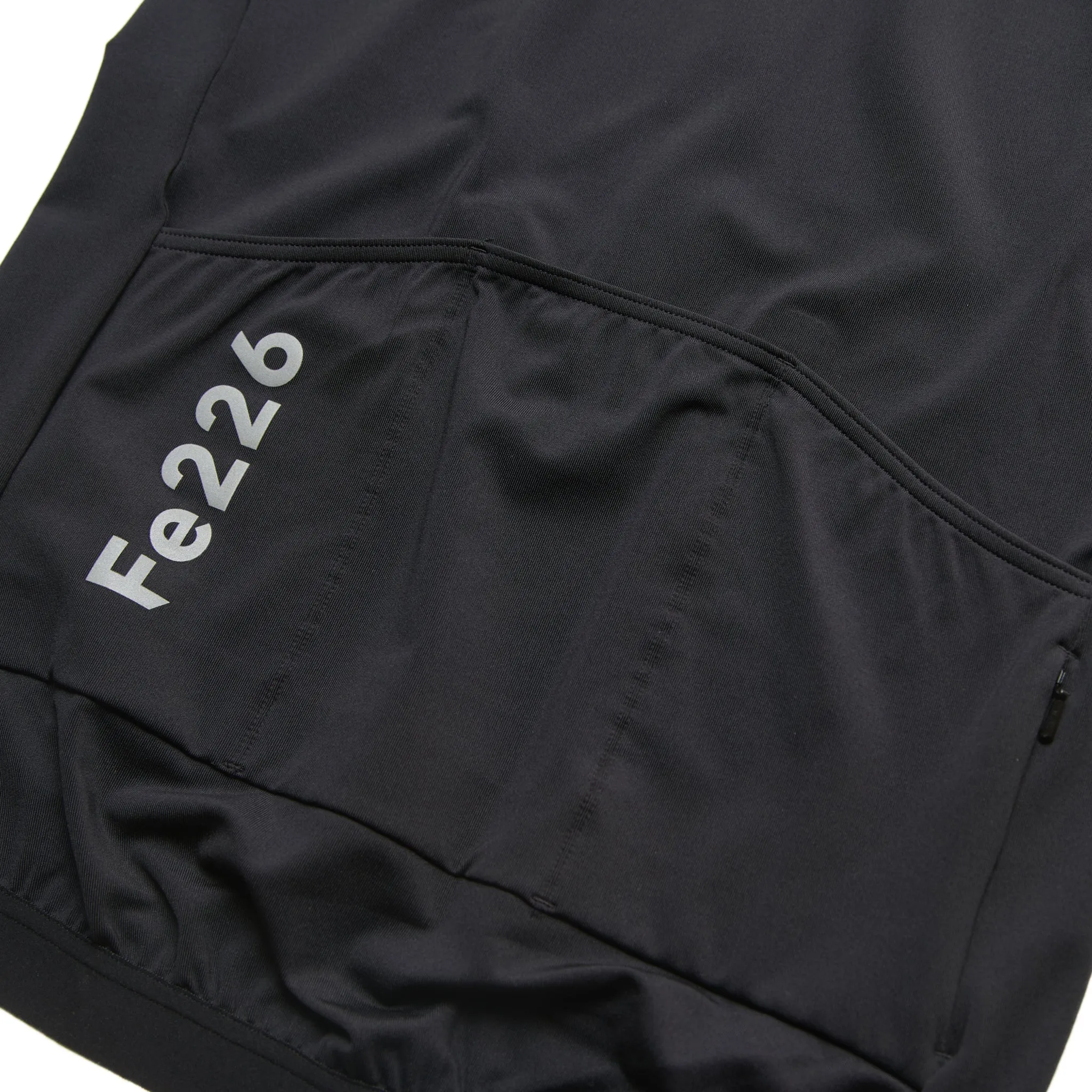 Black Cycling Jersey Short Sleeves - odor free high quality | Fe226