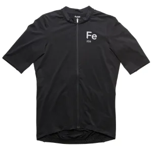 Black Cycling Jersey Short Sleeves - odor free high quality | Fe226