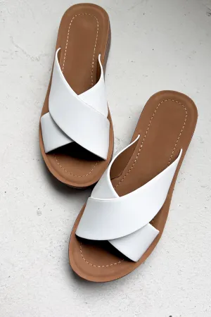 Bold Cross Strap Platform Sandals