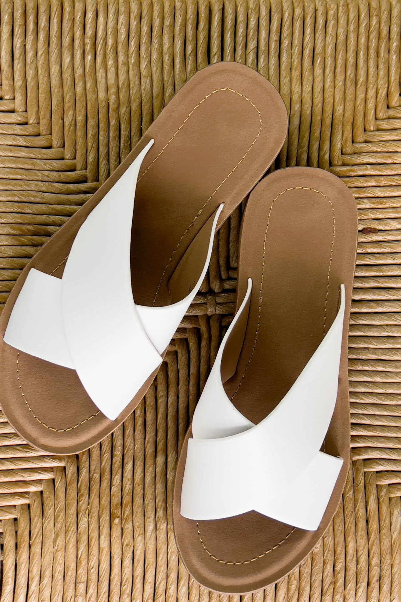 Bold Cross Strap Platform Sandals