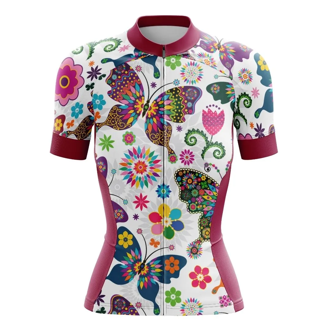 Butterfly Flutter | Women's Short Sleeve Cycling Set