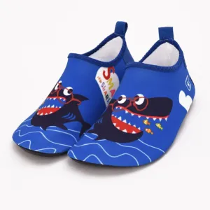 Cartoon Printed Kids Quick Dry Aquatic Shoes For Girls And Boys