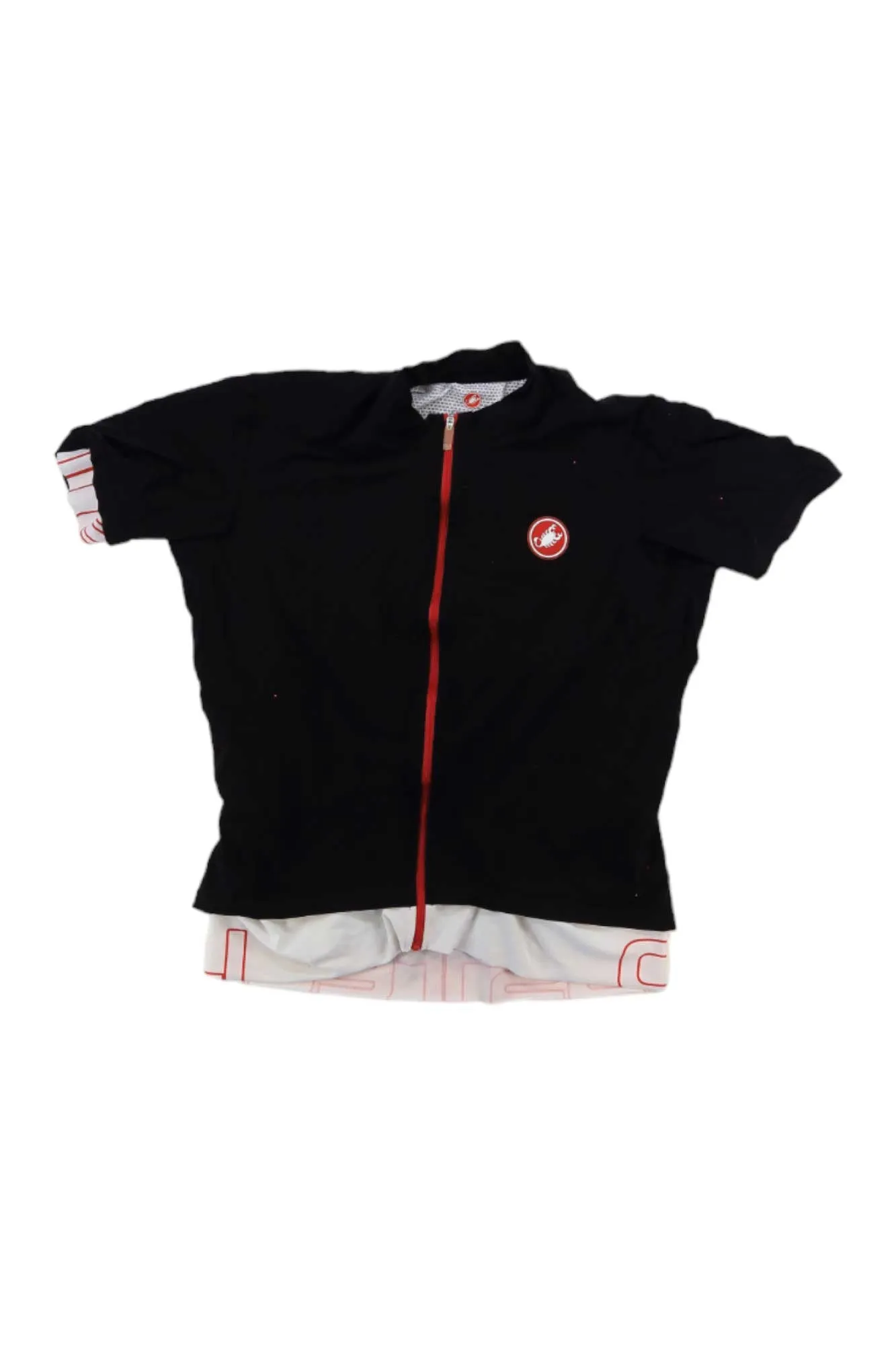 Castelli Mens Mesh Lined Full Zip Cycling Jersey