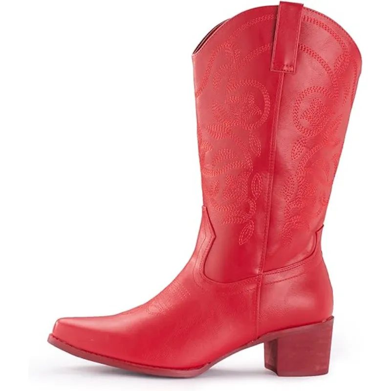 Casual Lace Up Cowgirl Boots