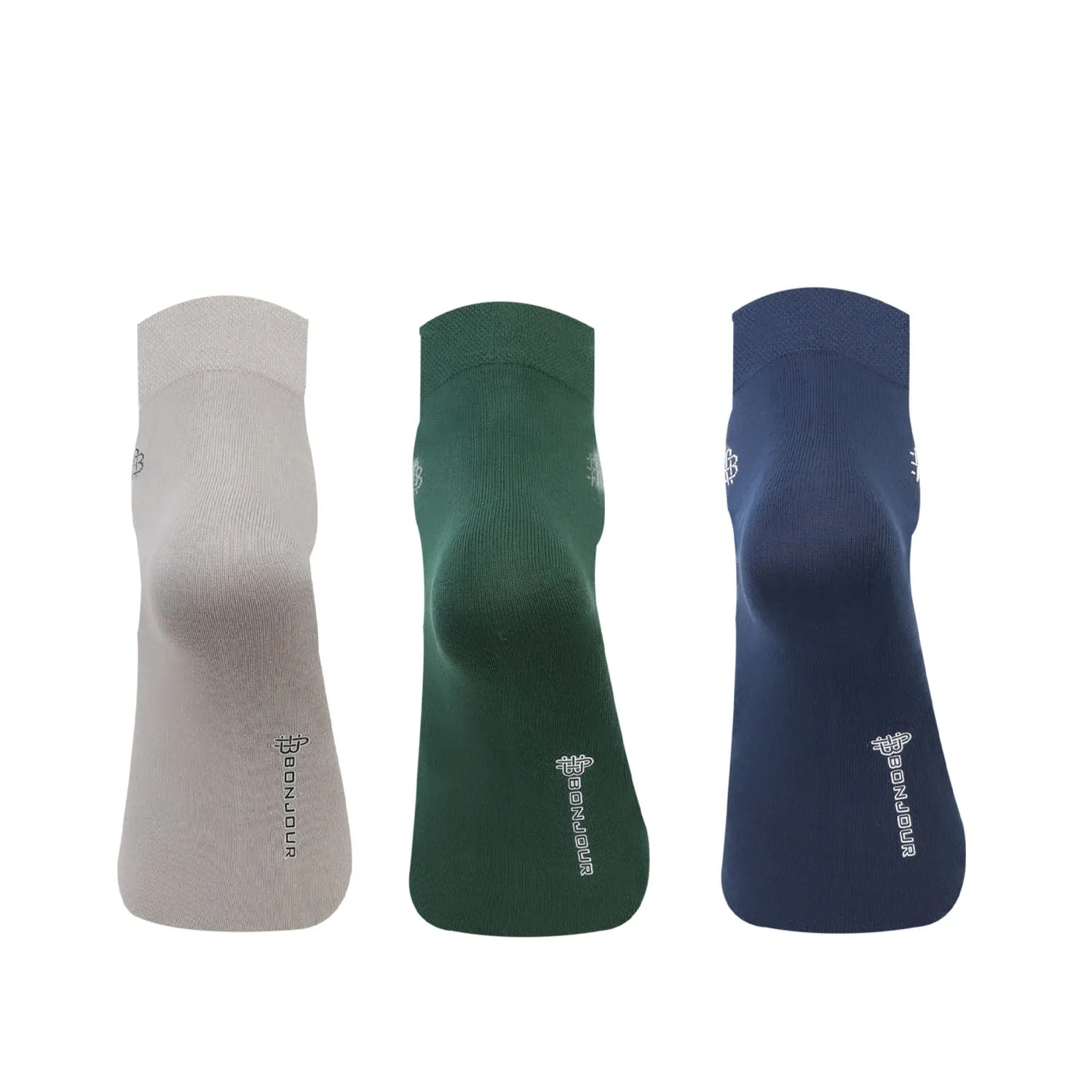 Classic Bamboo Ankle Socks | Assorted - Pack of 3