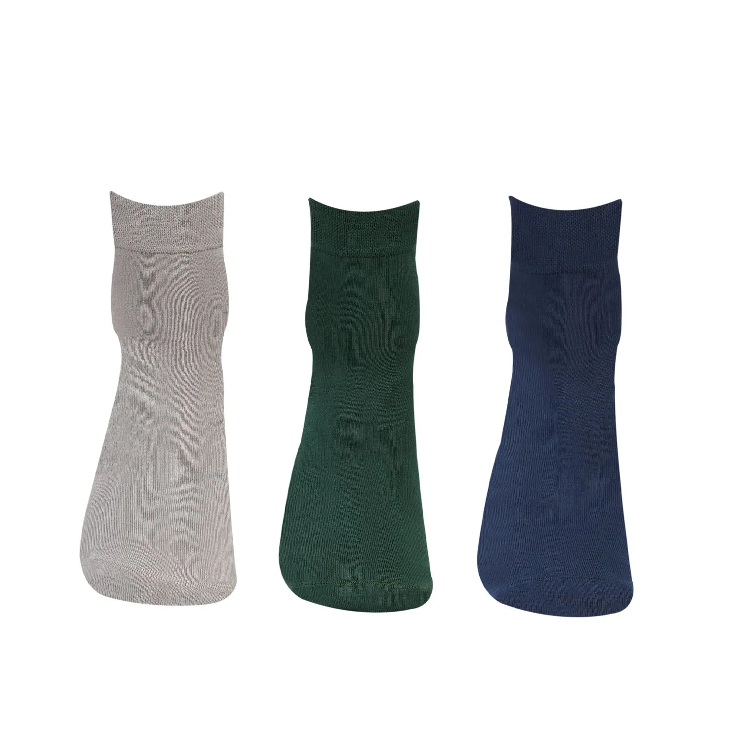 Classic Bamboo Ankle Socks | Assorted - Pack of 3
