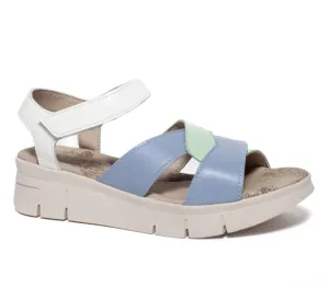 Cloud "Ivey" Blue/Green Combo - Wedge Sandal
