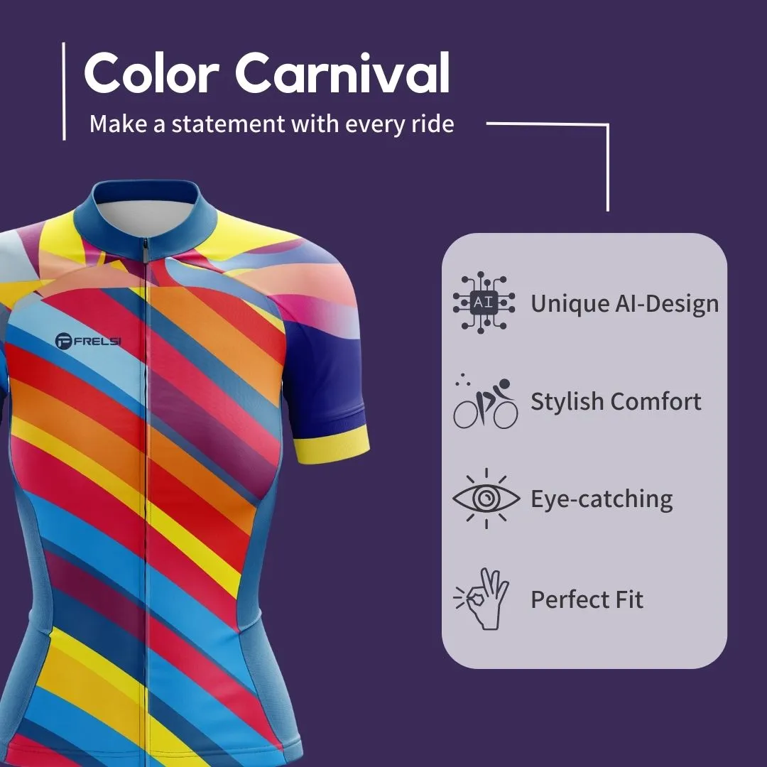 Color Carnival | Women's Short Sleeve Cycling Jersey