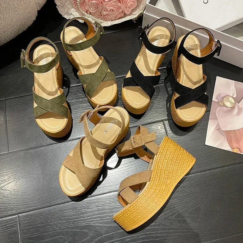 Comfortable Wedge Heel Summer Platform Sandals for Women