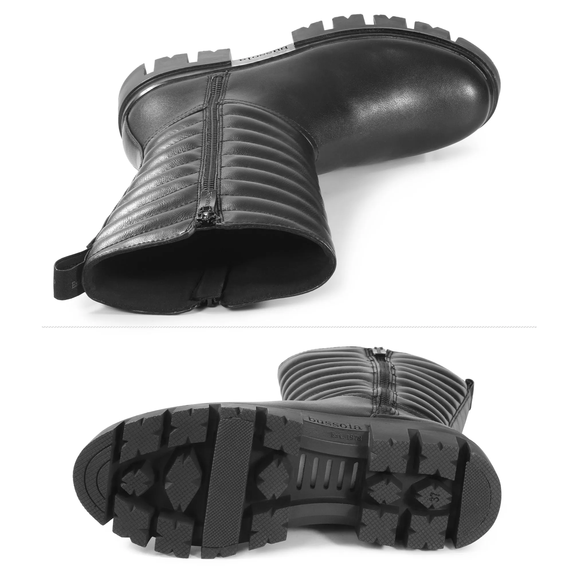 Corvara Puffy Mid-Calf Boots (Nero)