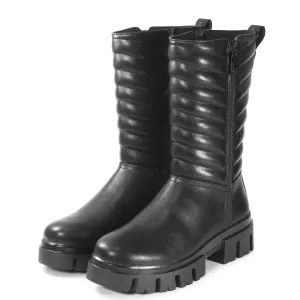 Corvara Puffy Mid-Calf Boots (Nero)