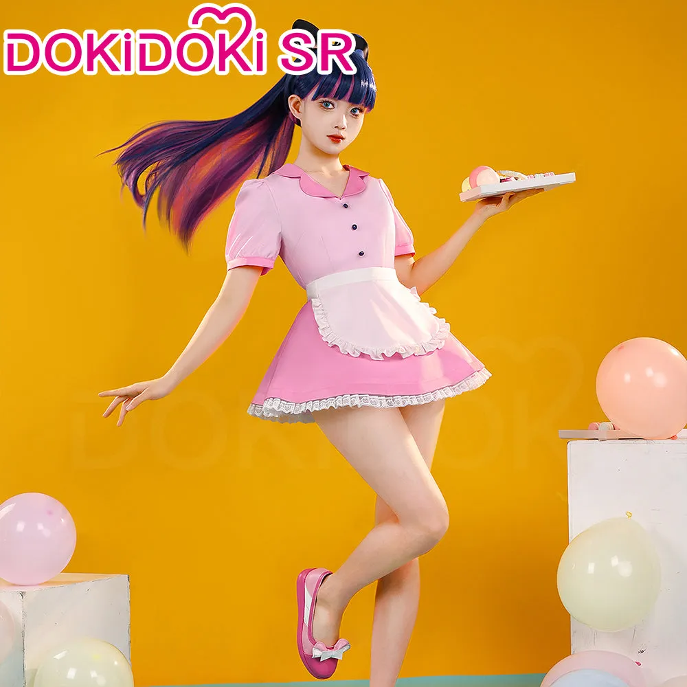 【Costume Ready For Ship】【Size S-3XL】DokiDoki-SR Anime Cosplay Pantyy / Stockingg Costume Waitress Dress