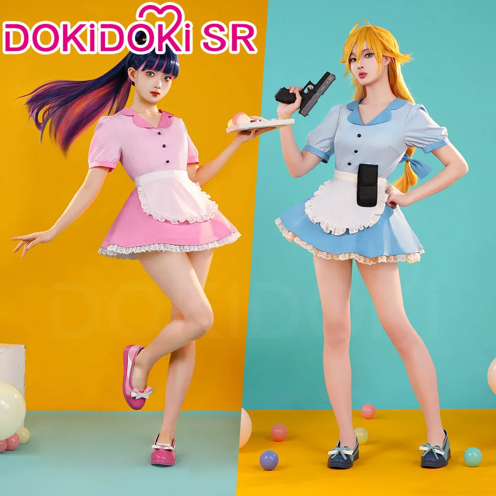 【Costume Ready For Ship】【Size S-3XL】DokiDoki-SR Anime Cosplay Pantyy / Stockingg Costume Waitress Dress