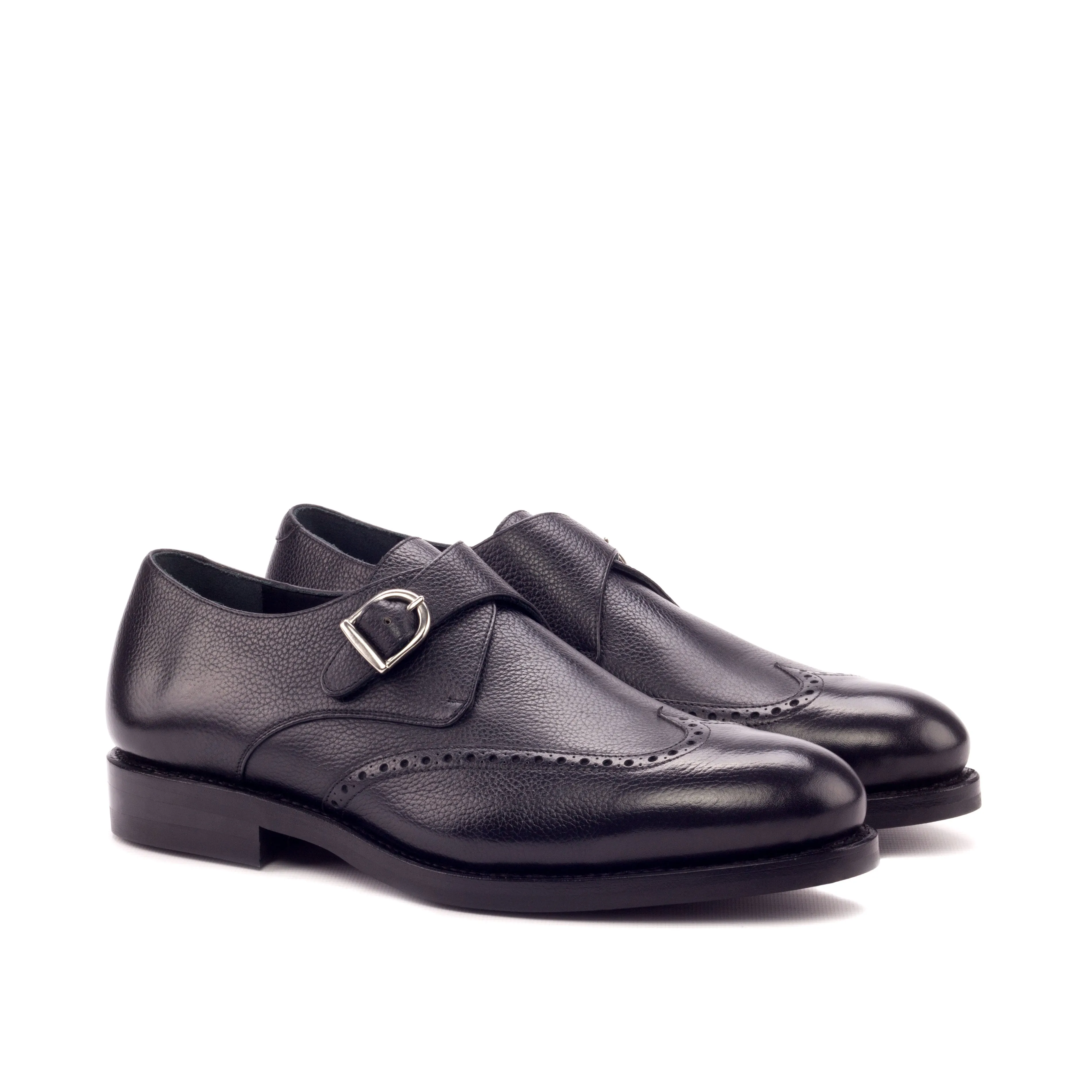 Customizable Single Monk Strap Shoe