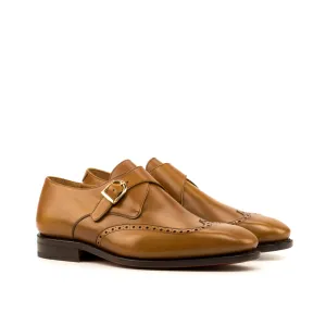 Customizable Single Monk Strap Shoe