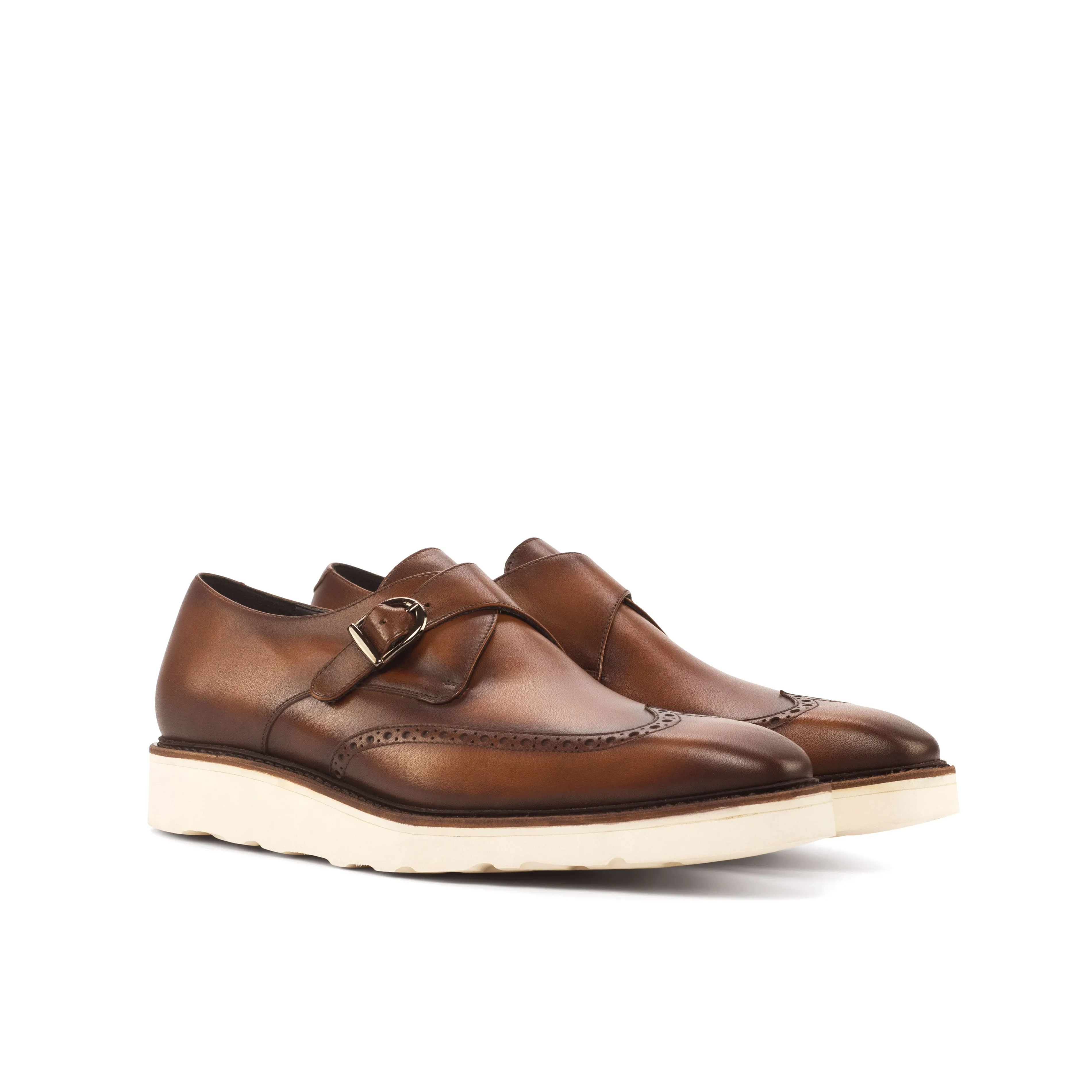 Customizable Single Monk Strap Shoe