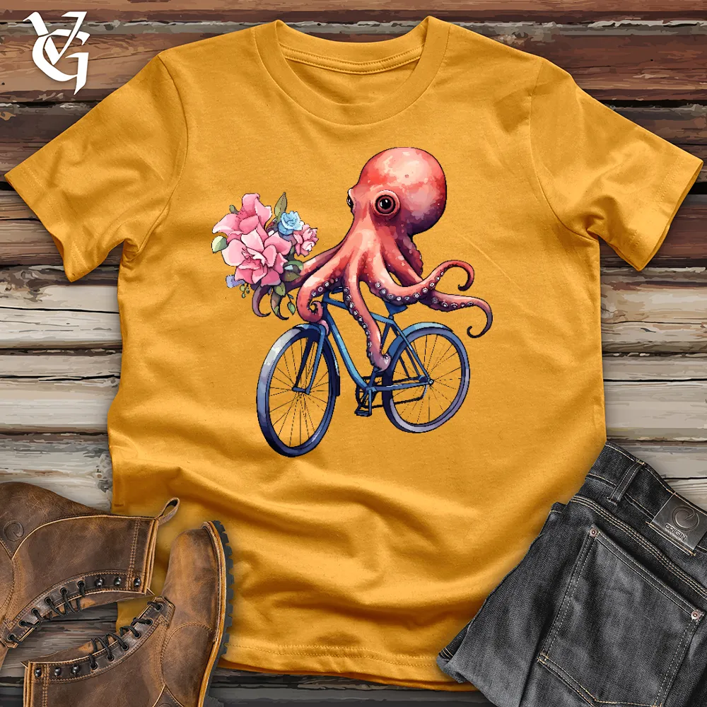 Cycling Octopus Cotton Tee