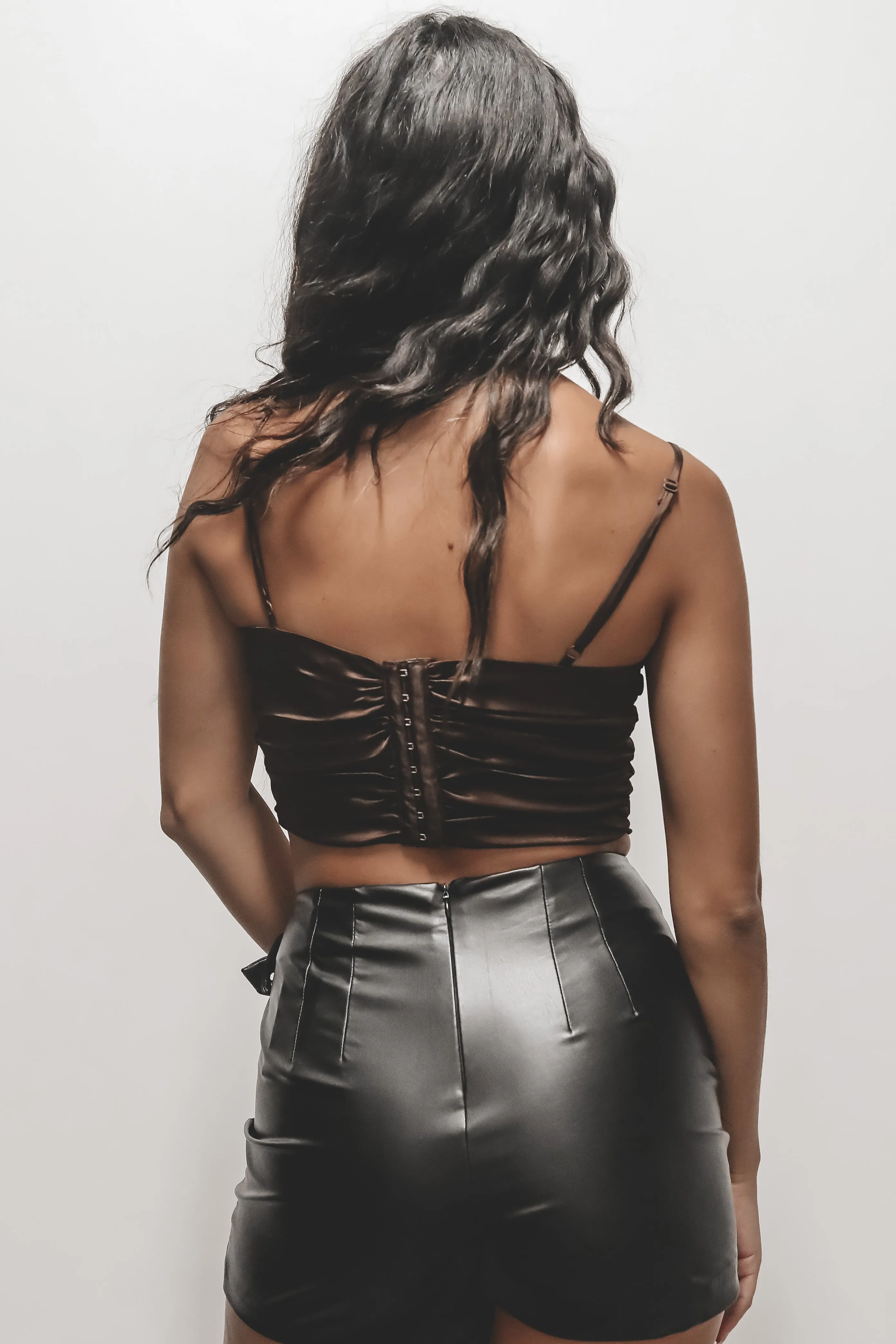 DEAL Watch And Learn Brown Deep V Top