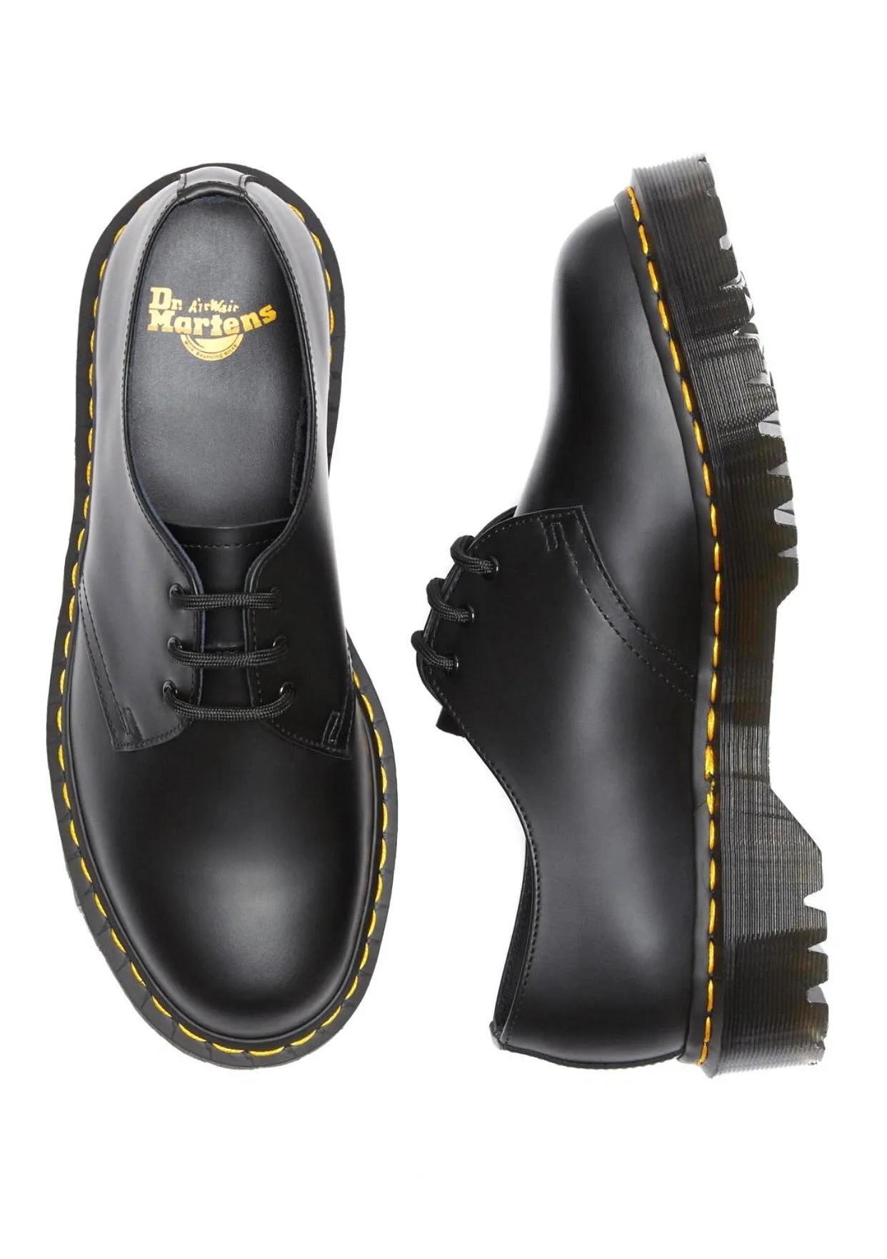 Dr. Martens 1461 BEX Black Smooth 3 Eyelet Shoe