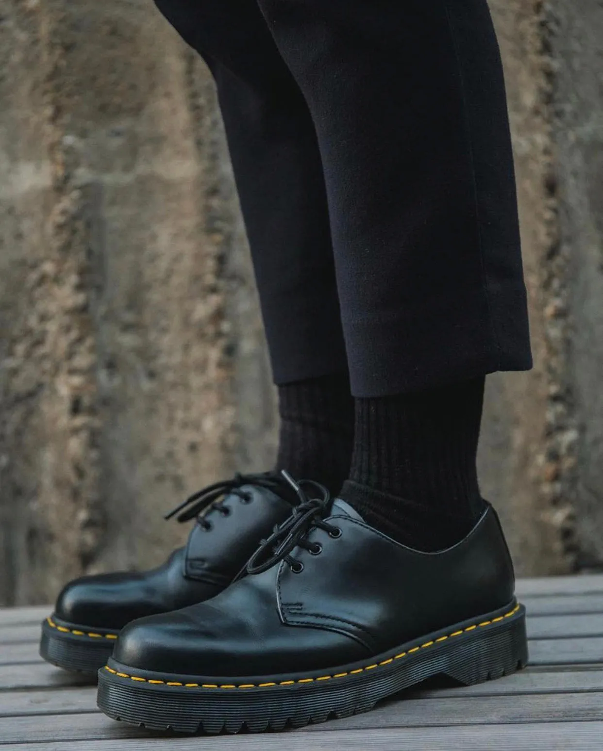 Dr. Martens 1461 BEX Black Smooth 3 Eyelet Shoe