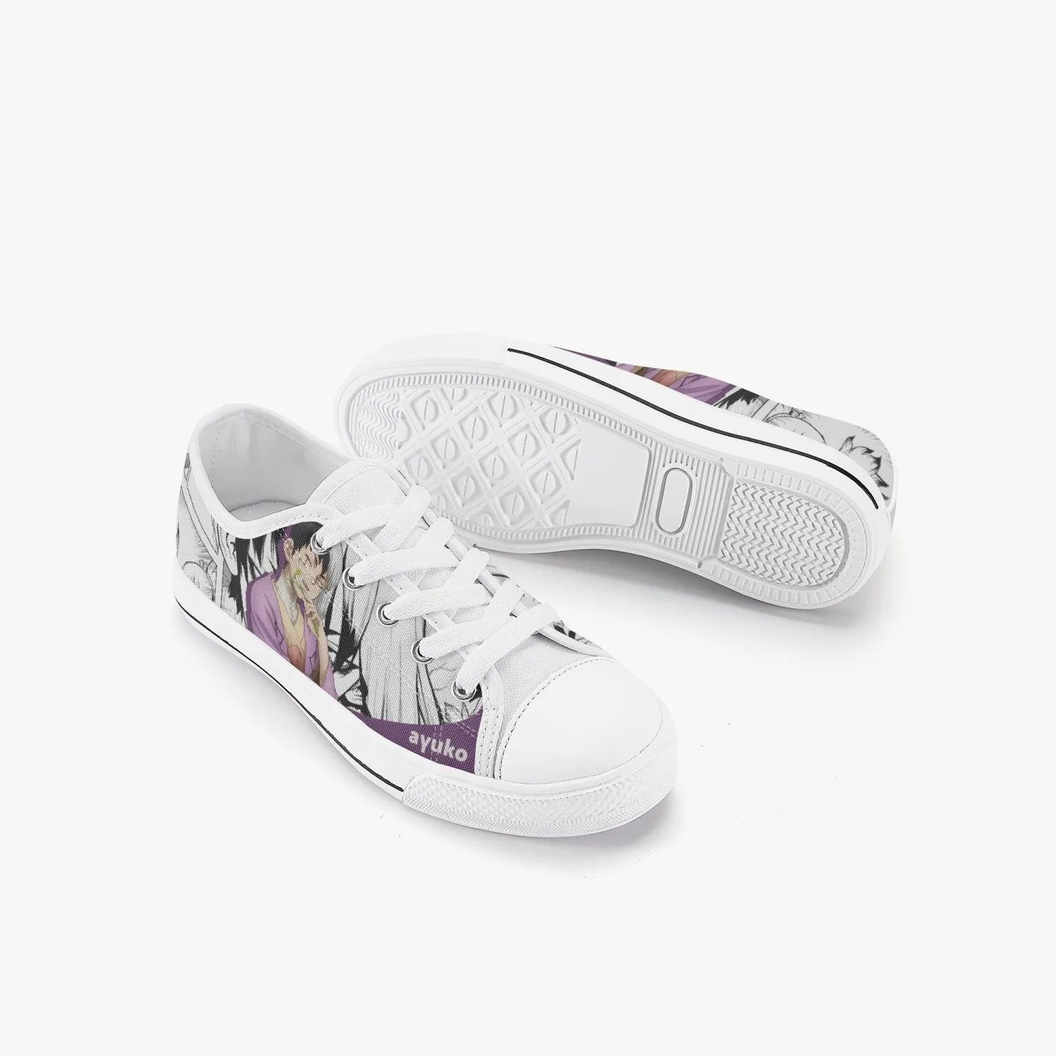 Dr Stone Gen Asagiri Kids A-Star Low Anime Shoes