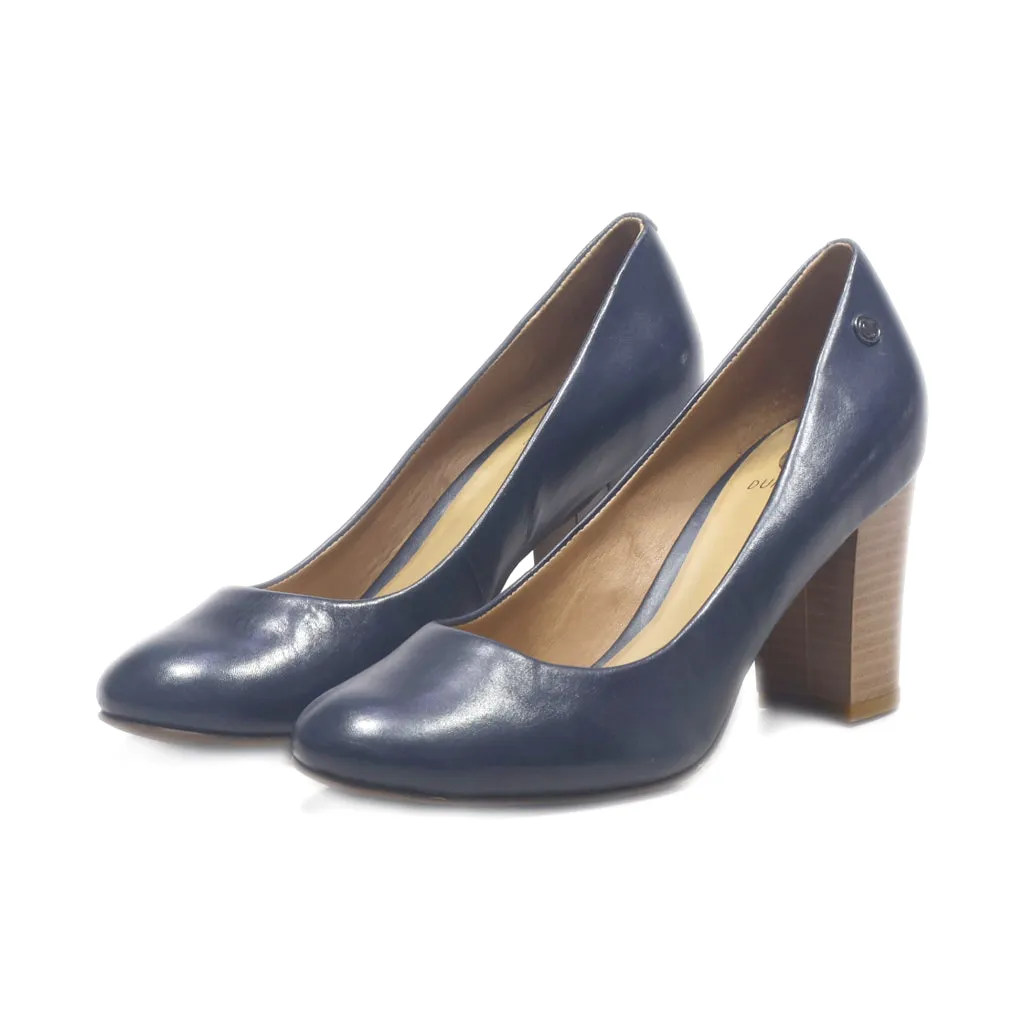 Dumond High-Heel Shoes Leather Blue Colour For Women