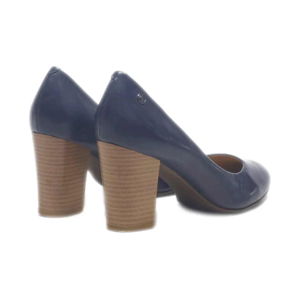 Dumond High-Heel Shoes Leather Blue Colour For Women