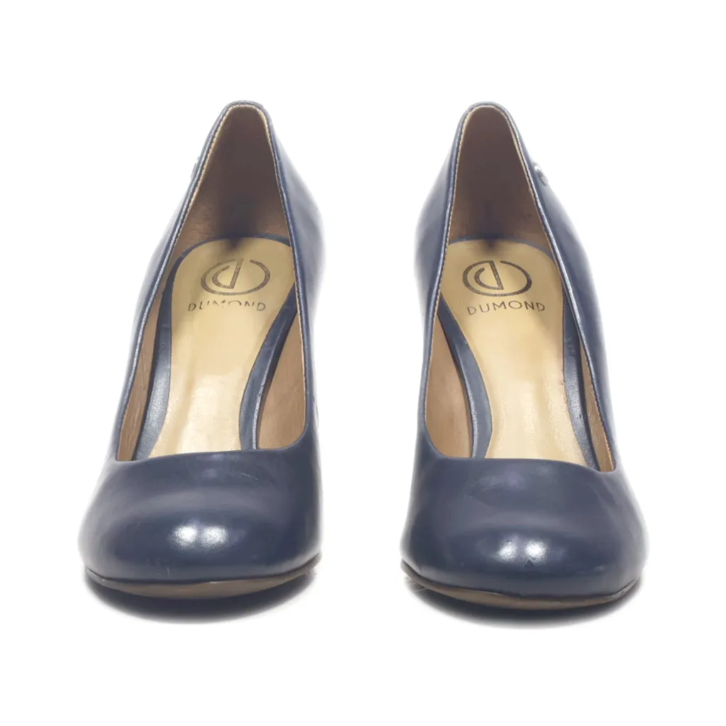 Dumond High-Heel Shoes Leather Blue Colour For Women
