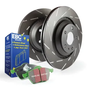 EBC Brakes S2KR1943 S2 Kits Greenstuff 2000 and USR Rotors